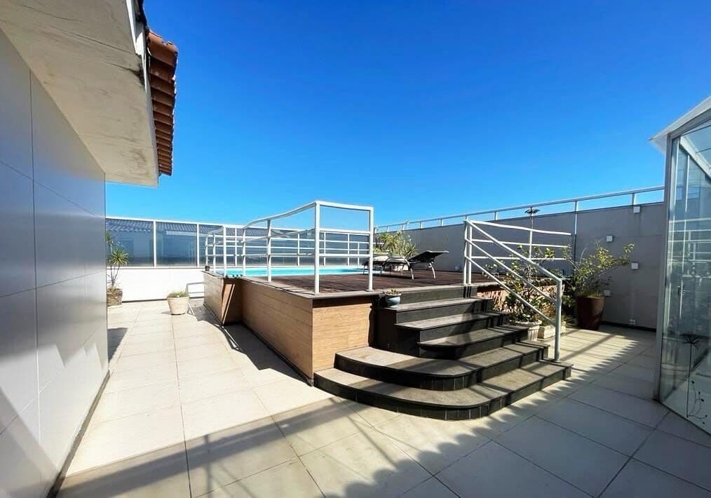 Apartamento Cobertura Duplex 638m², 6 quartos, 5 suítes, 3 vagas, lazer privativo - Praia da Costa
