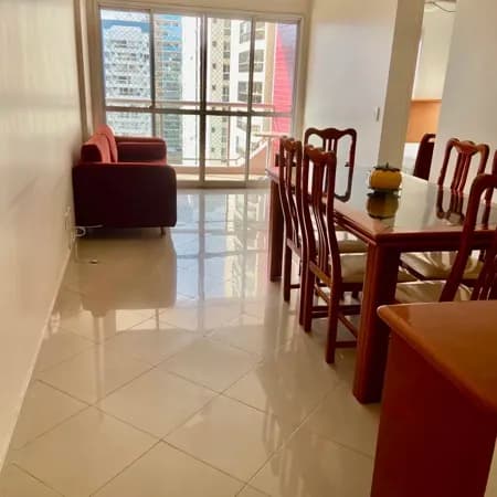Apartamento na Praia da Costa, 80m², 2 quartos, sol da manhã, 1 vaga
