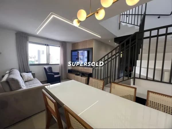 Cobertura duplex à venda no Guanabara Campinas | 134m² com 3 dormitórios, 3 vagas e área gourmet no Grand Duo