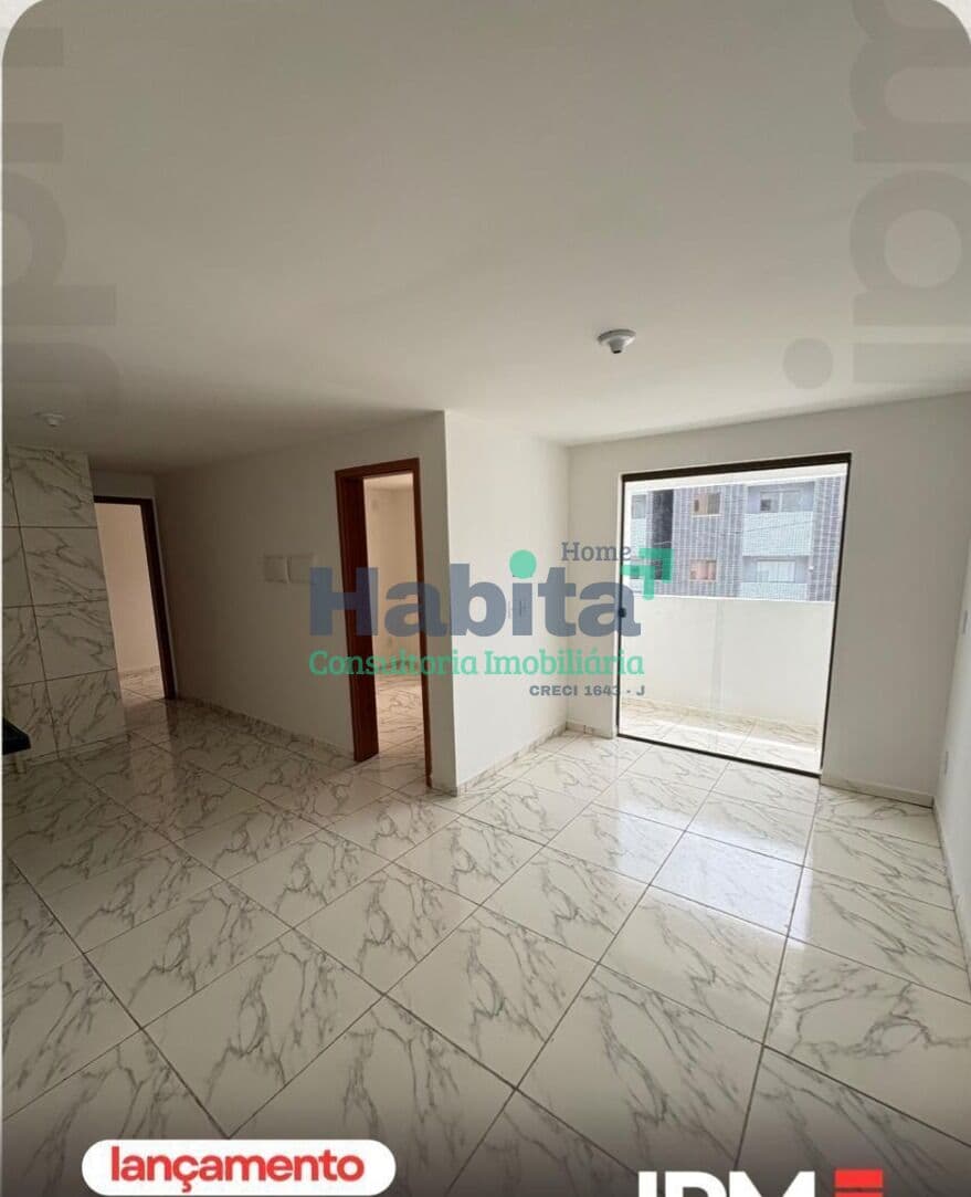 Apartamento de 2 quartos, varanda e lazer completo em gramame.