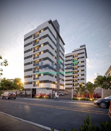 Apartamento com área de lazer e elevador no bancários - João Pessoa - PB