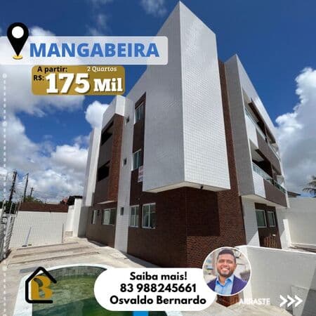 Apartamento 2 quartos em Mangabeira