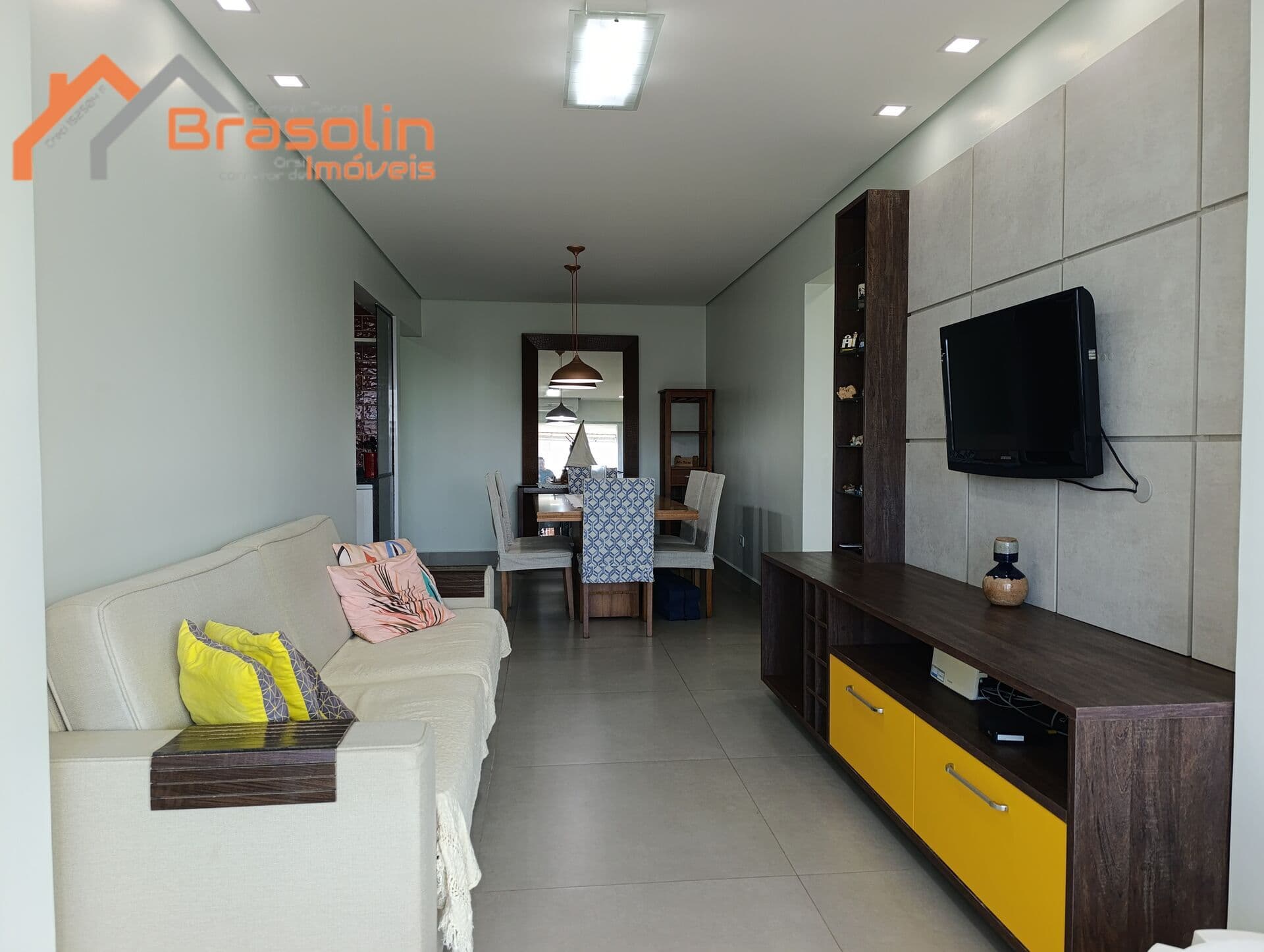 Apartamento Alto Padrão 2 Dormitórios sendo uma suíte sacada gourmet vista mar