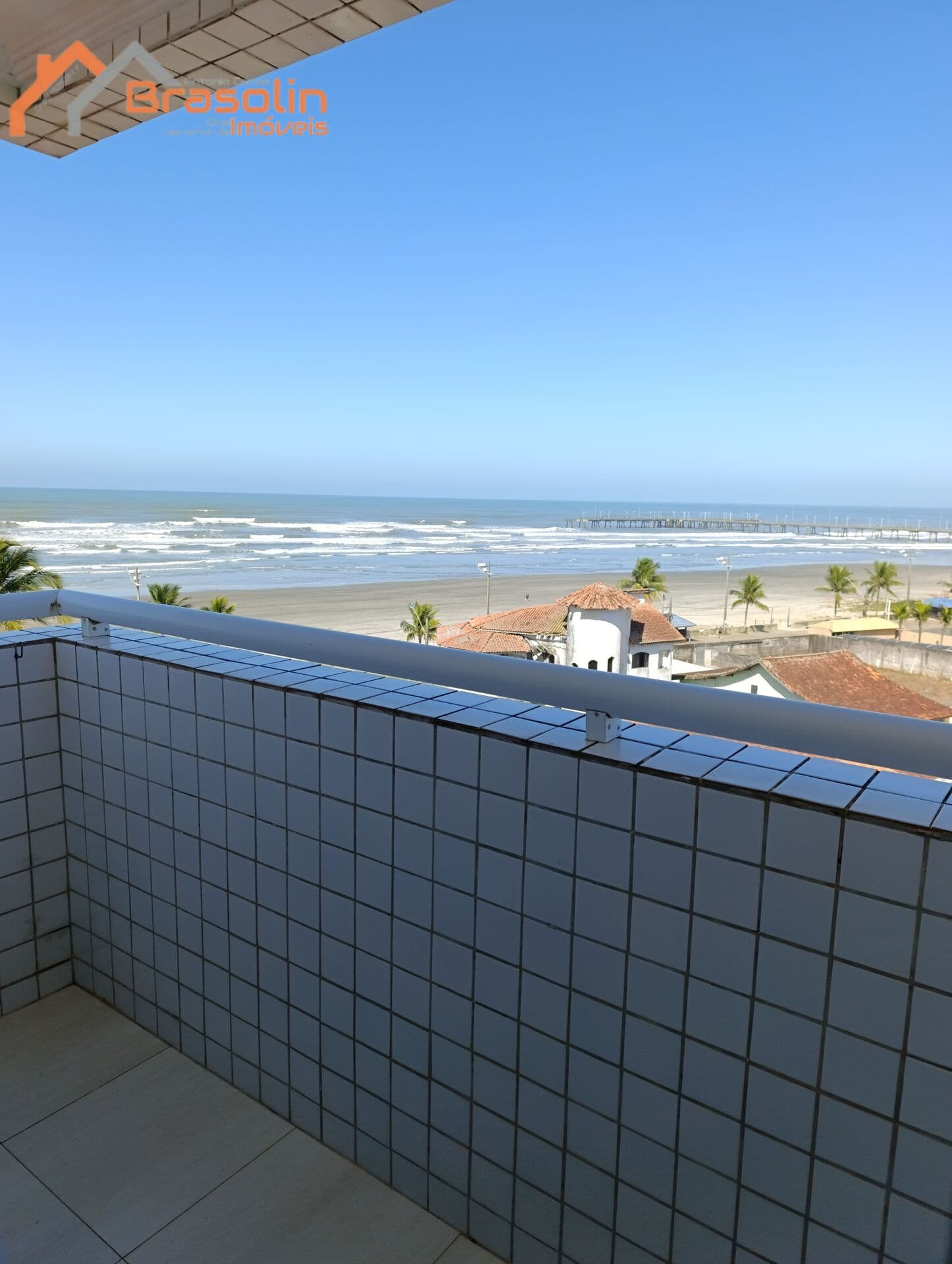 🌅 Cobertura Mobiliada com Vista para o Mar – Mongaguá/SP