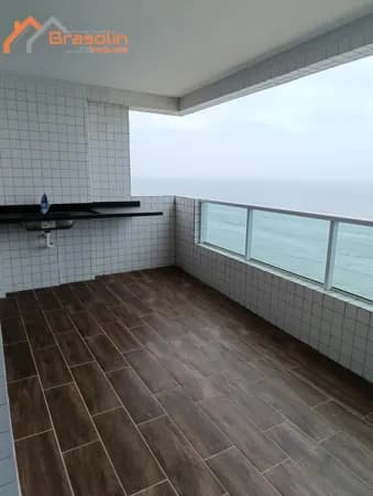 Apartamento frente mar 3 dormitórios à venda, Bairro Florida - Praia Grande.