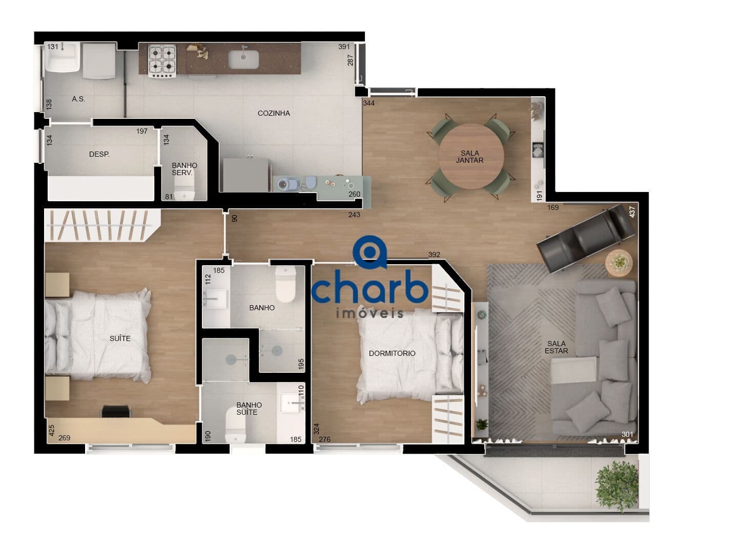 Para venda apartamento em Higienópolis