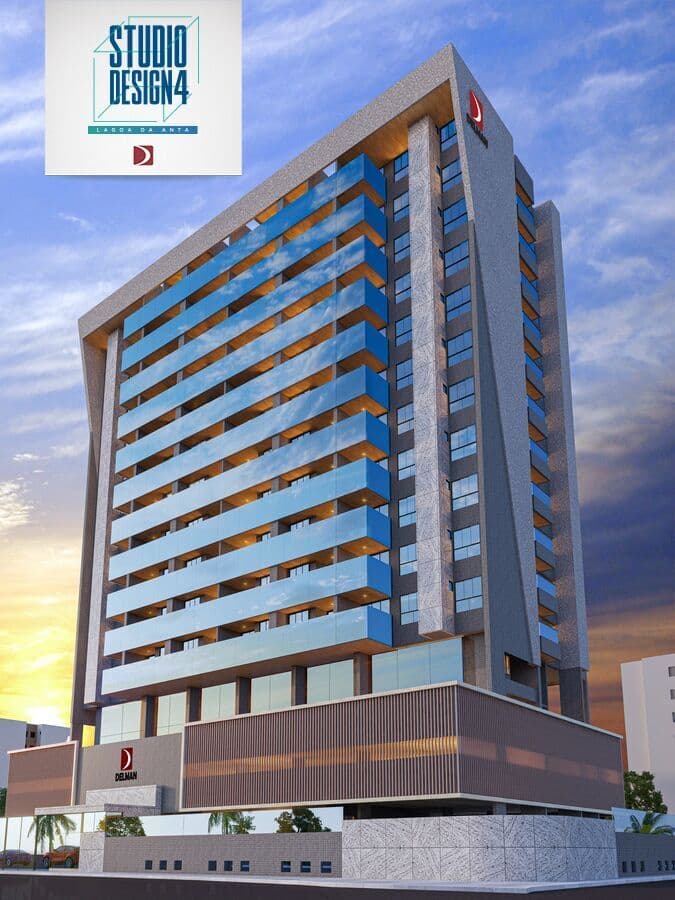 Apartamento Alto Padrão na beira-mar de Cruz das Almas- studio, quarto e sala e 2 suítes com até 100m2.