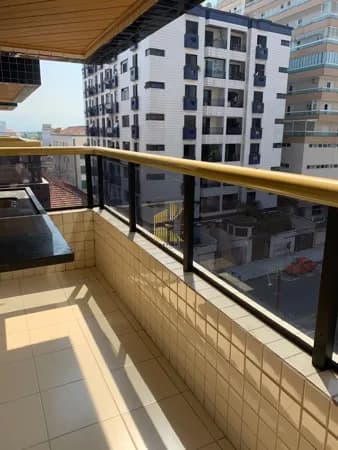 Apartamento à venda no Boqueirão Praia Grande, SP. 2 dormitórios com sacada!