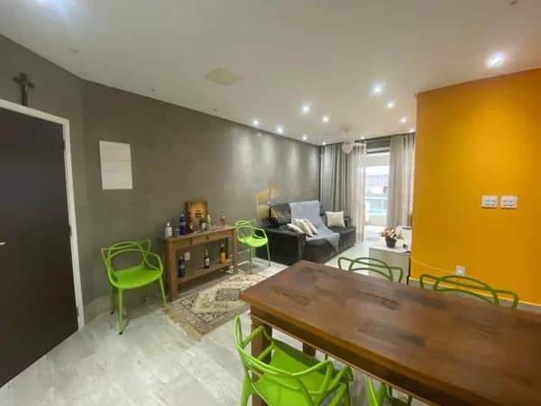 Apartamento 2 suites, 1 vaga, mobiliado, canto do forte