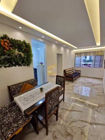 Apartamento no Canto Do Forte 1 dormitório e 1 vaga de garagem