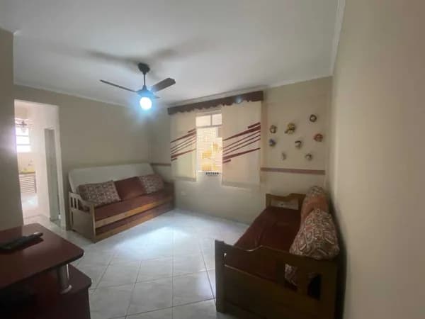 Apartamento kit net à venda no bairro Canto do Forte em Praia Grande, SP. 1 dormitório
