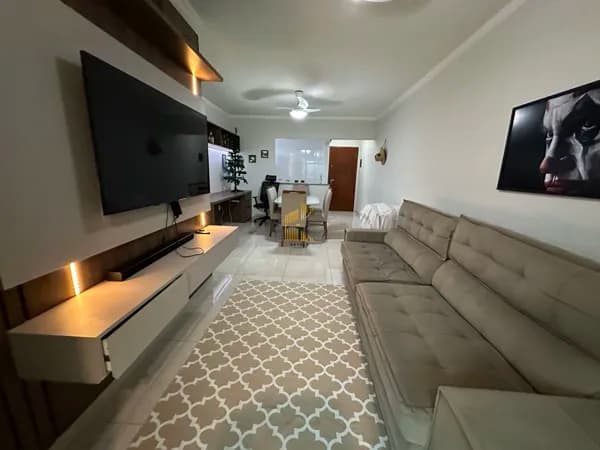 Apartamento à venda no bairro Tupi em Praia Grande, SP. 2 dormitórios sendo 1 suíte.