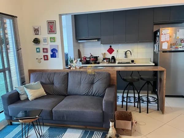 Apartamento 2 dormitórios sendo 1 suite, 1 vaga, Boqueirão