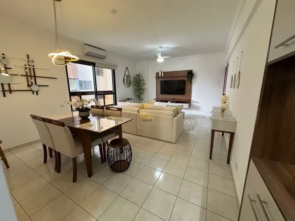 Apartamento à venda no bairro Caiçara em Praia Grande, SP. 1 suíte.