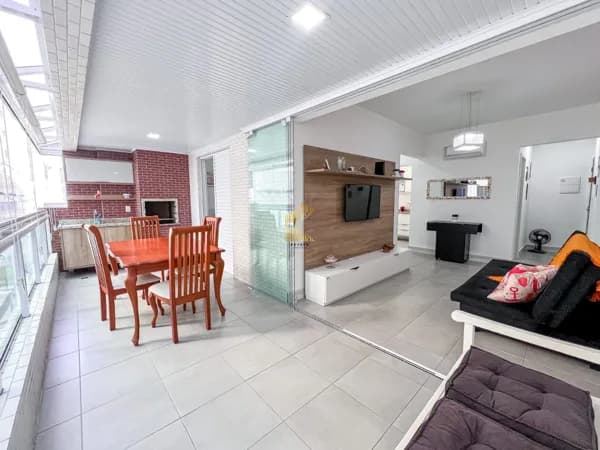 Apartamento à venda no bairro Canto do Forte em Praia Grande, SP. 1 dormitório sendo suíte!