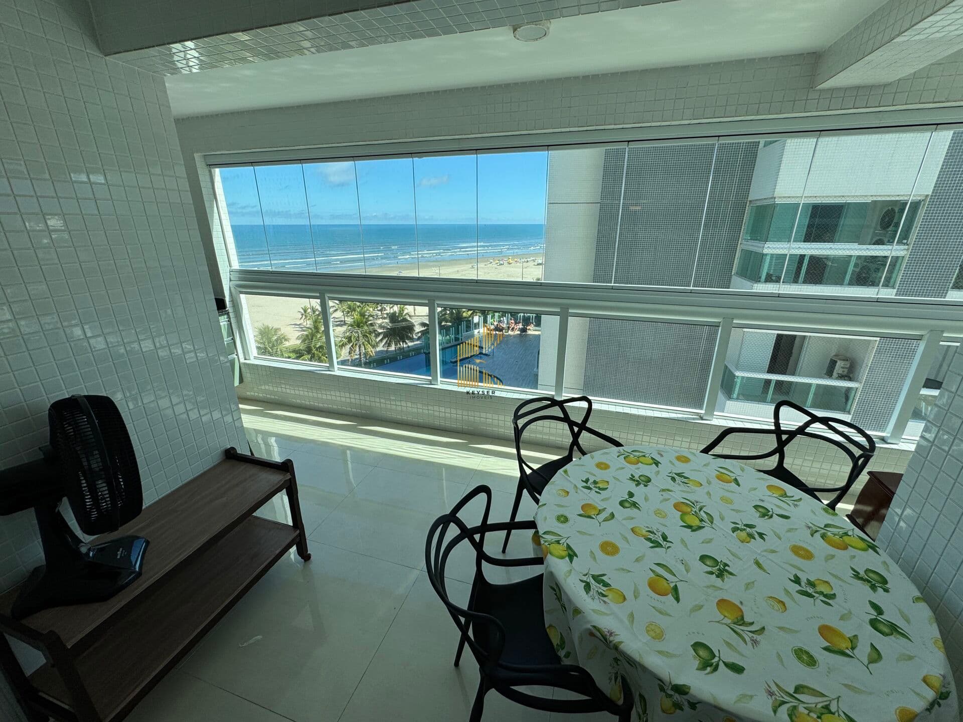 Apartamento 2 dormitórios 1 suite, vista mar, maracanã