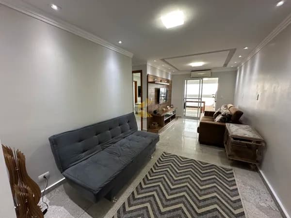 Apartamento para locação no bairro Aviação em Praia Grande, SP. 3 dormitórios sendo 3 suítes.