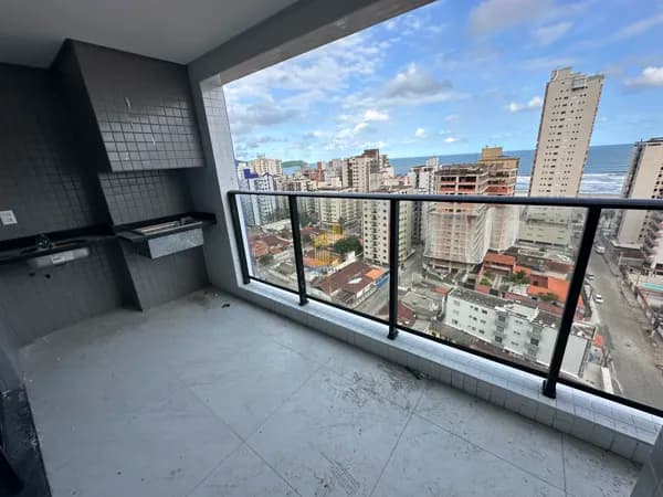 Apartamento 2 suites, vista mar, com 1 vaga