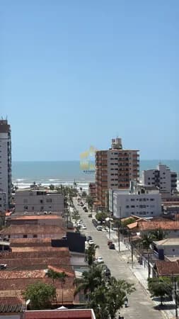 Apartamento vista mar 2 dormitórios sendo 1 suite, 2 vagas, ocian