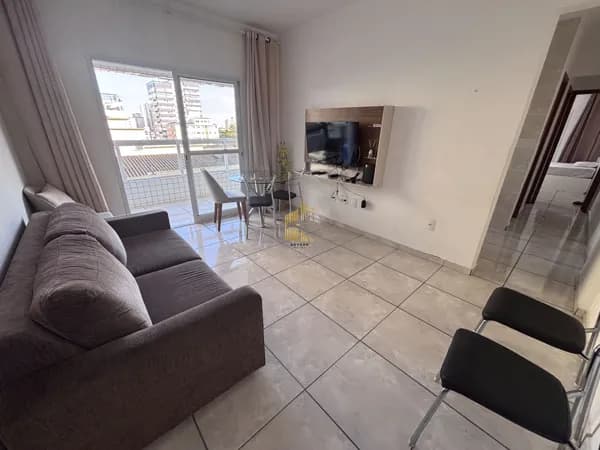 Apartamento à venda no bairro Canto do forte em Praia Grande, SP. 2 dormitórios sendo 1 suíte.