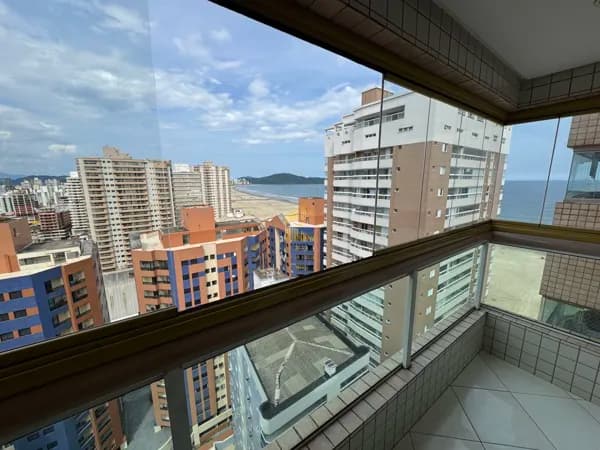 Apartamento vista mar 2 dormitórios 1 suite, 2 vagas