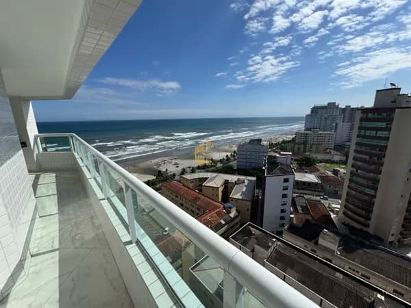 2 dormitórios 1 suite, vista mar