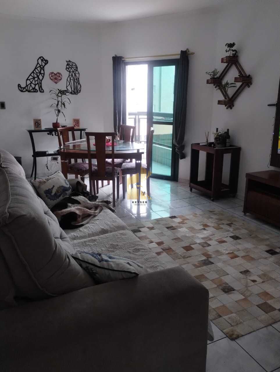 Apartamento à venda no bairro Guilhermina em Praia Grande, SP. 2 dormitórios sendo 1 suíte,