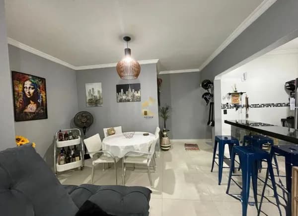 Apartamento 2 dormitórios (1 suíte), varanda gourmet envidraçado, Canto do Forte