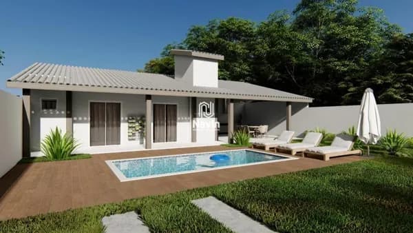 Casa com 2 dormitórios à venda, 122 m² por R$ 550.000,00 - Est Santa Maria do Portão - Atibaia/SP
