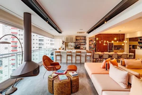 Apartamento Alto Padrão Varanda Gourmet com 3 Suítes e 5 Vagas no Anália Franco