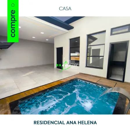 Casa no Residencial Ana Helena