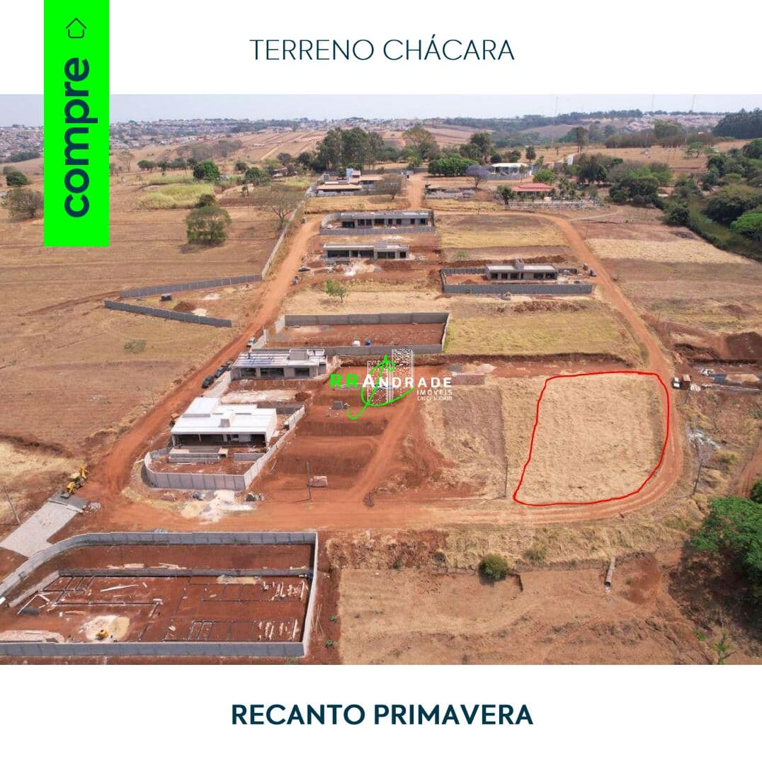 Terreno de Chácara no Recanto das Primaveras