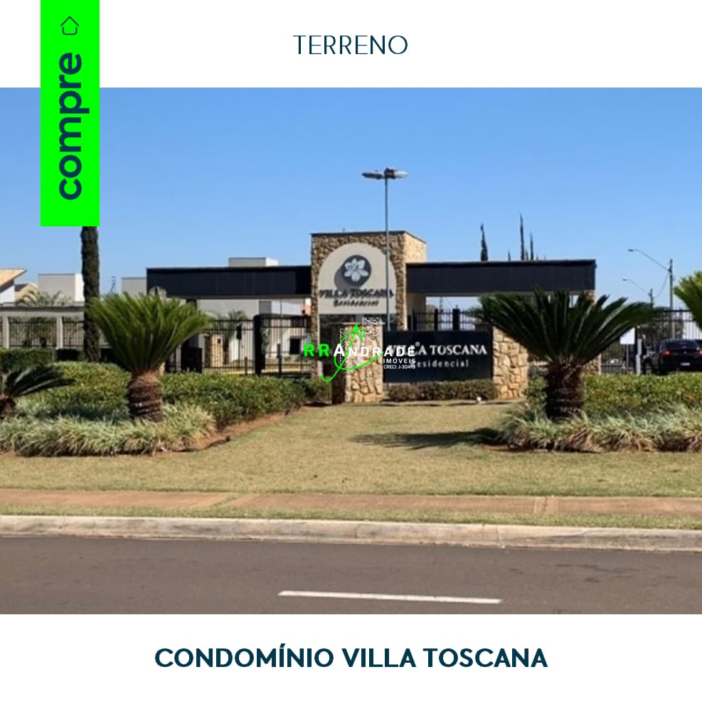 Terreno no Condomínio Toscana