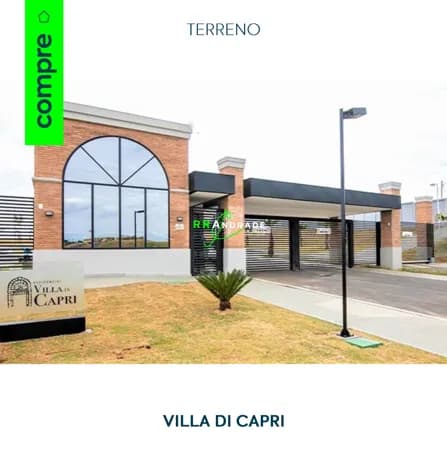 Terreno no Condomínio Villa Di Capri
