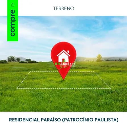 Terreno no Residencial Paraíso (Patrocínio Paulista)