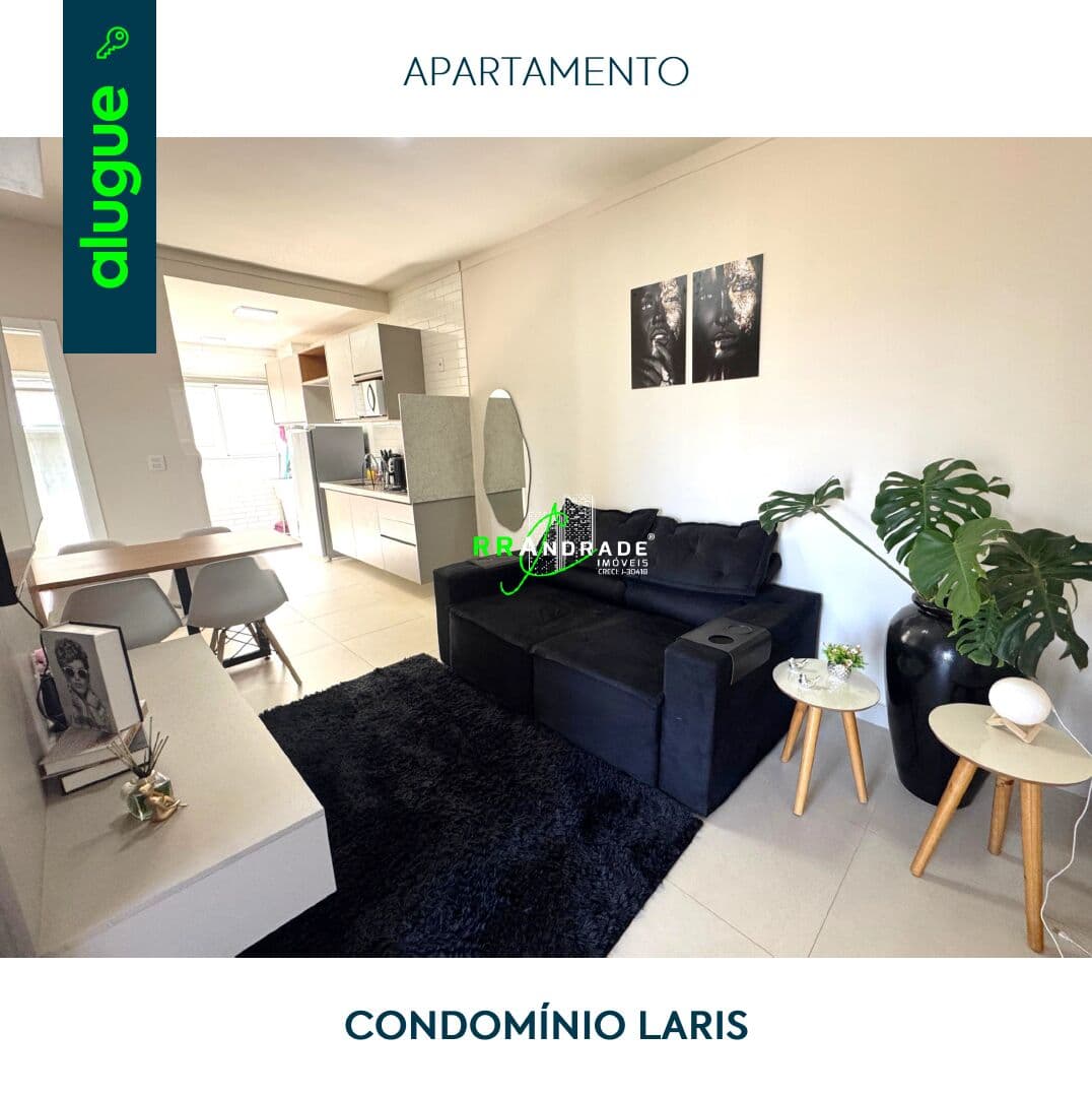 Aluga-se Apartamento Mobiliado no Condomínio Laris