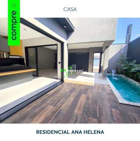 Casa no Residencial Ana Helena