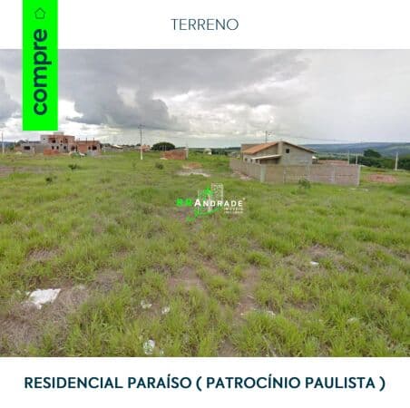 Terreno no Residencial Paraiso (Patrocínio Paulista)
