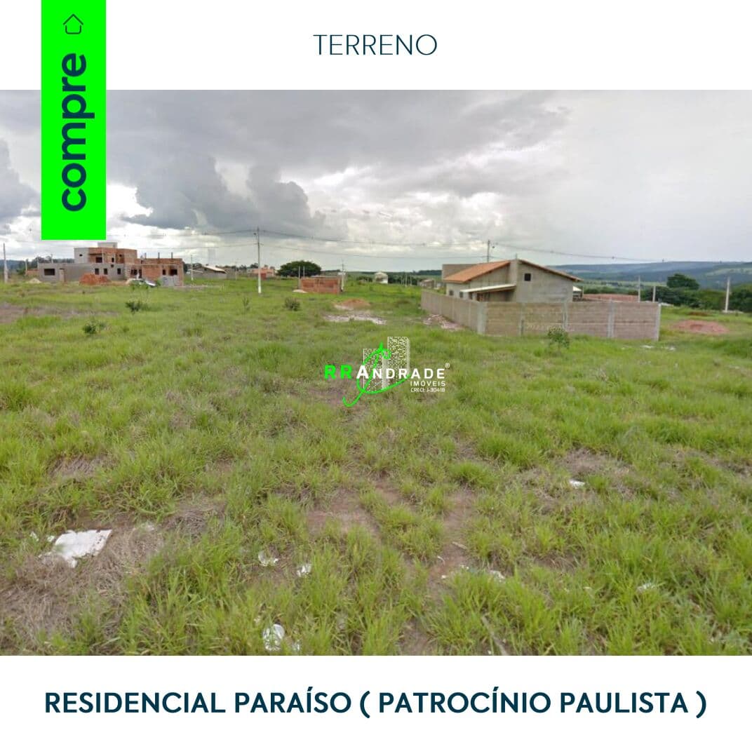 Terreno no Residencial Paraiso (Patrocínio Paulista)