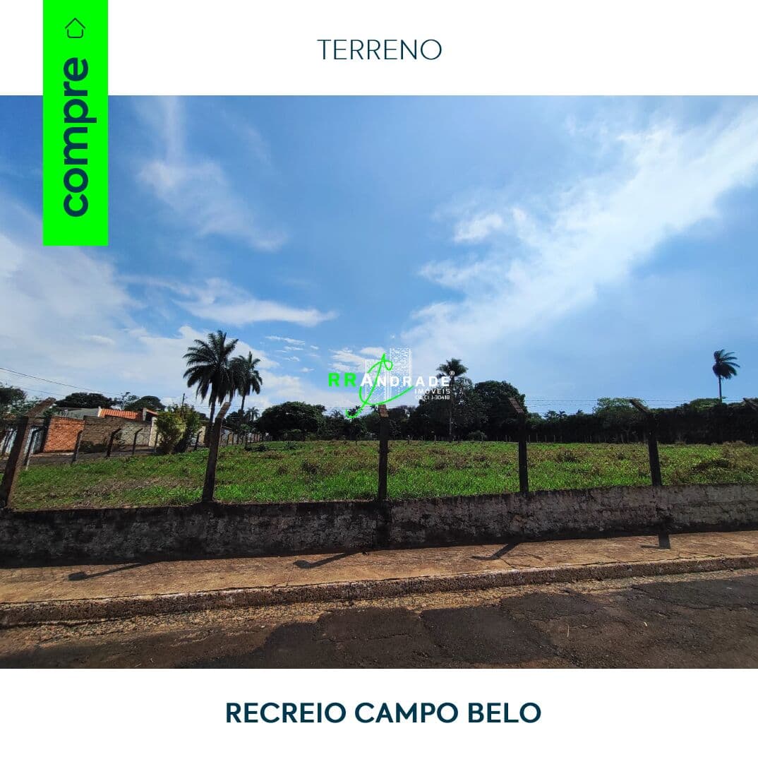 Terreno de 5.000 m² no Recreio Campo Belo