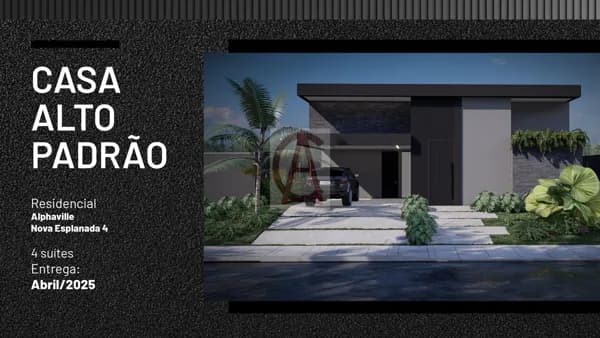 Casa no Condomínio Alphaville Nova Esplanada 4