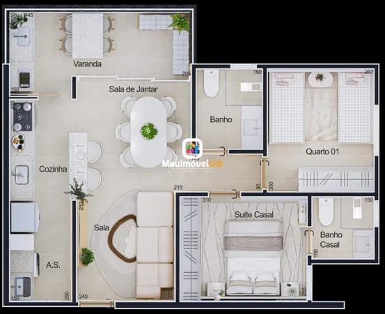 Apartamento em Uberlândia - Santa Mônica