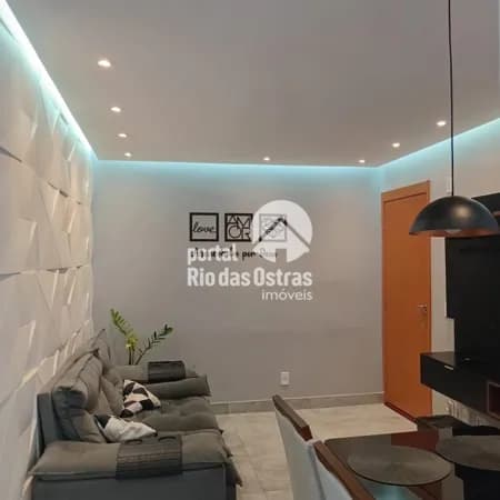 Apartamento com 2 quartos próximo ao Novo Shopping Plaza Rio das Ostras