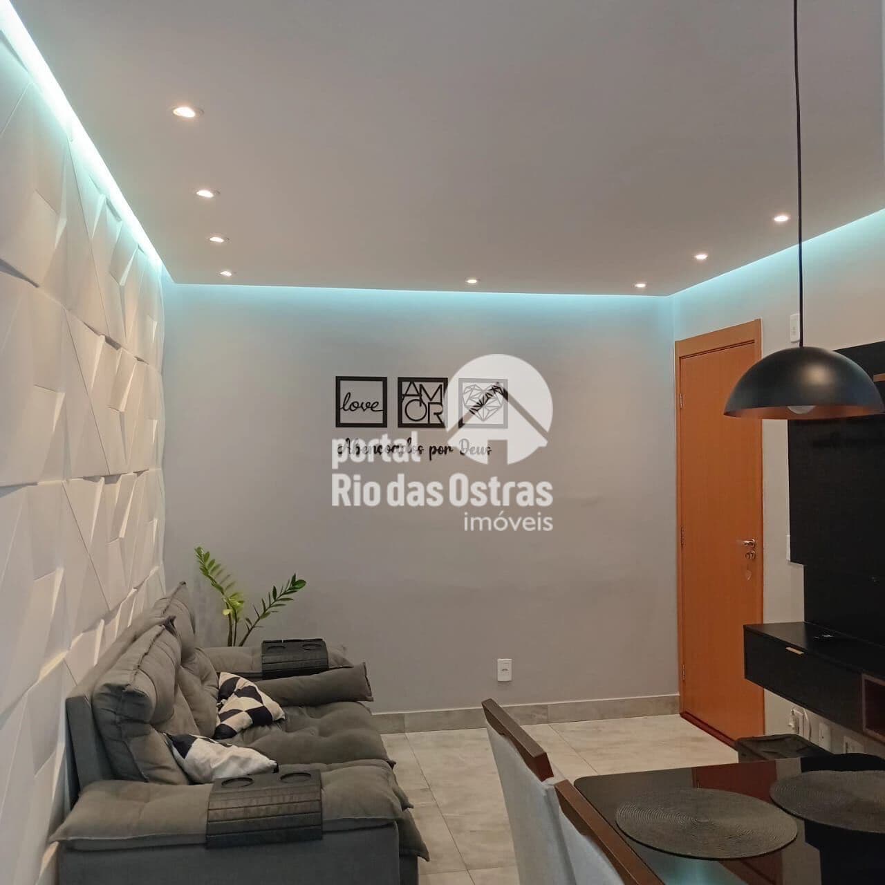Apartamento com 2 quartos próximo ao Novo Shopping Plaza Rio das Ostras