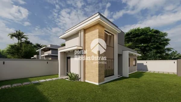 Casa linear não geminada com 3 quartos e amplo quintal