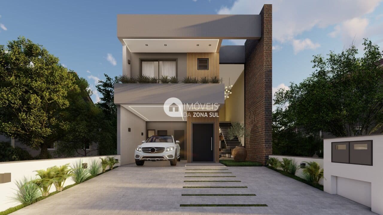 Linda Casa com 3 Suítes, com Piscina em Condomínio Fechado
