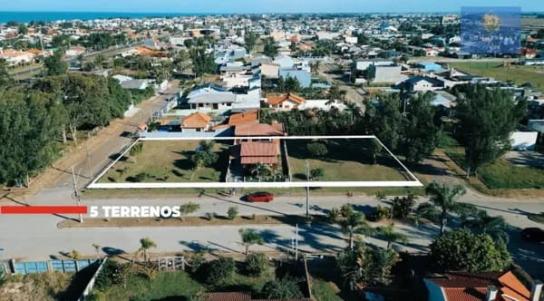 5 terrenos à beira mar de Xangri Lá