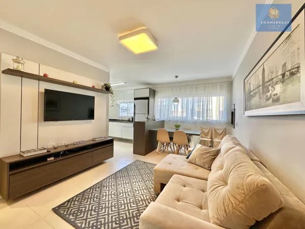 Apartamento 2 dormitórios mobiliado e decorado