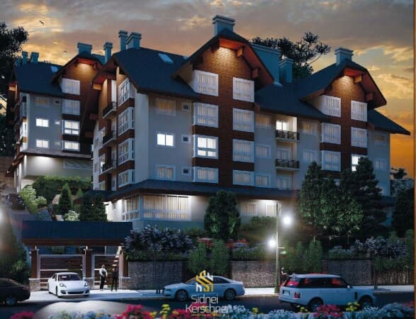 Apartamento de 2 dormitórios na Borges de Medeiros em Gramado com parcelamento em 100x