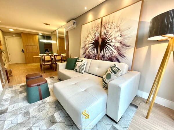 Apartamento de 2 suítes finamente mobiliado e decorado no Bellagio em Canela